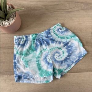 Pajama tie-dye shorts girls size 7-8
